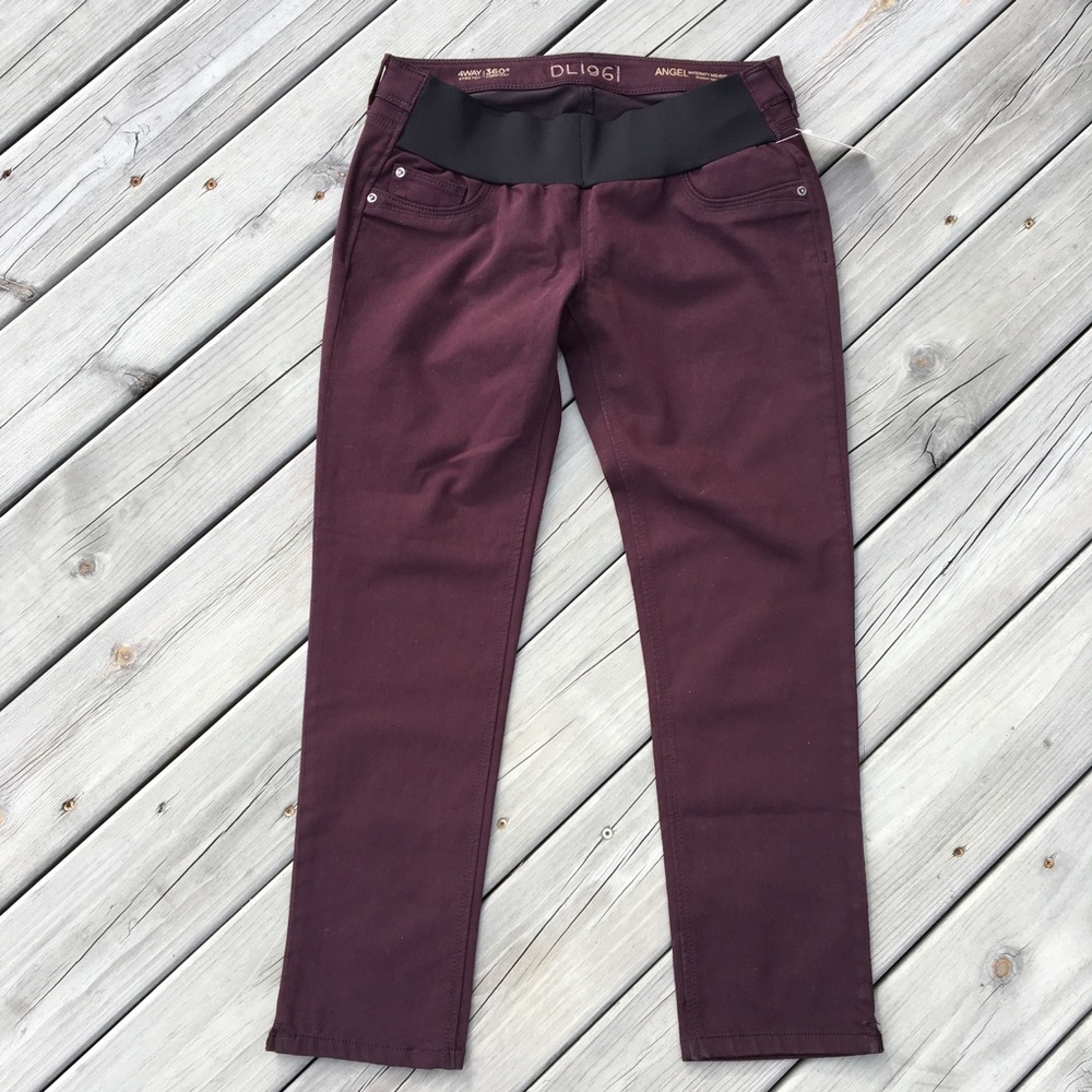 NWT DL1961 Maternity Angel Crop Jeans Stretch 31